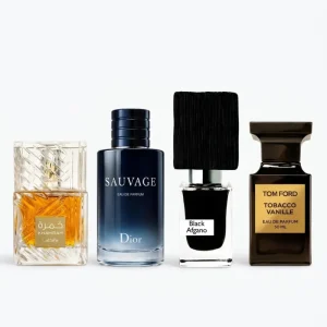 Khamrah + Sauvage + Black Afgano + Tom Ford Tobacco Vanille