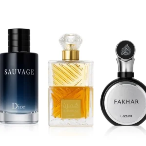 Sauvage + Khamrah + Fakhar Bundle — Buy 1 Get 2 Free