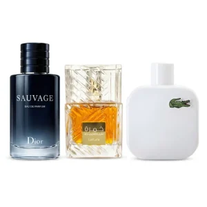 Sauvage + Khamrah + Lacoste Blanc