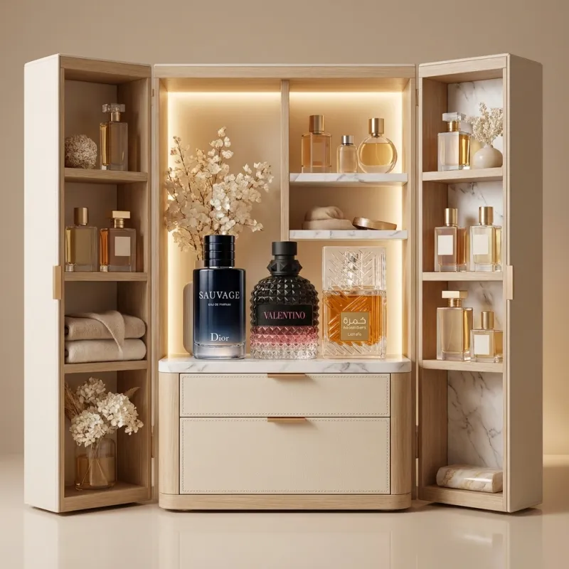 دولاب عطور كامل من أول طلب