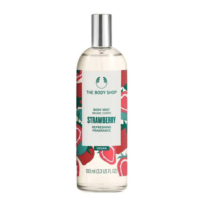 Strawberry Body Mist، نضافة بعد الشاور